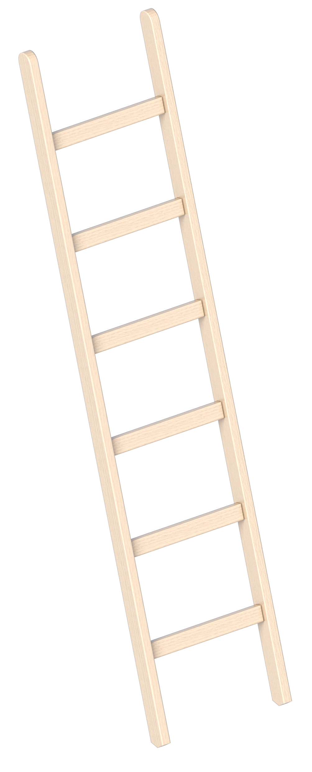 Enkele houten ladder