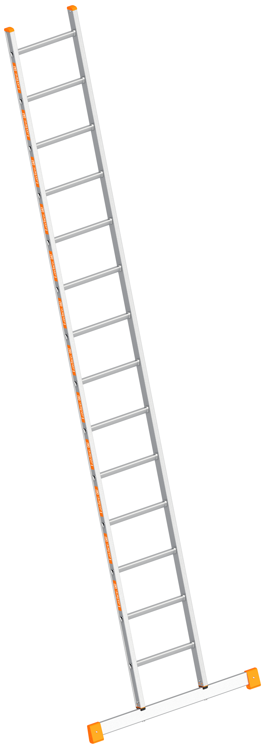 Aluminium enkele ladder