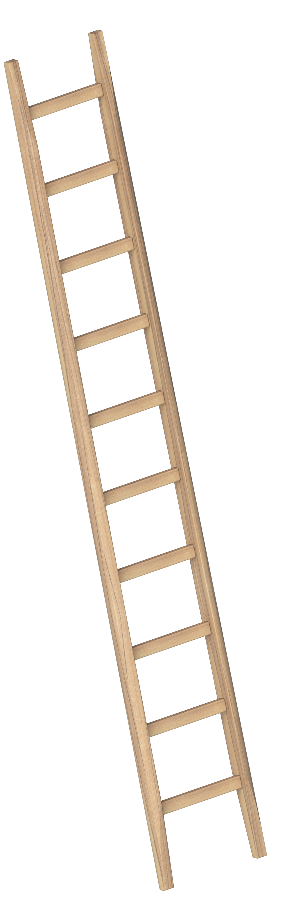 Houten ladder met punten