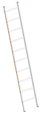 Aluminium enkele ladder
