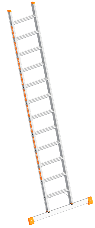 Enkele ladder aluminium